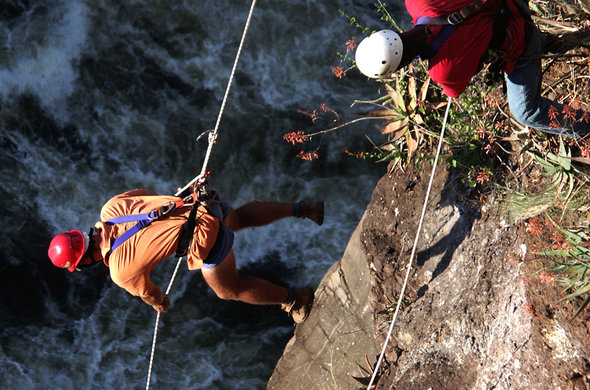 The adventure over the wires