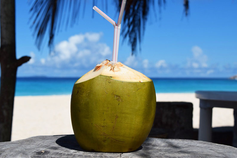 The fresh coconut drinks at Leisure