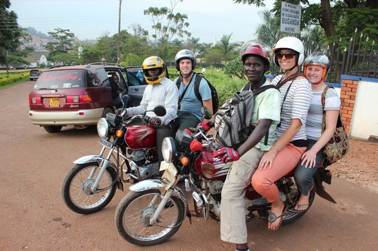 Explore the city in a boda boda taxi