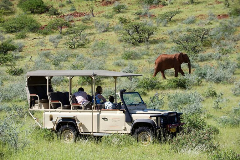 Game drive in Damaraland