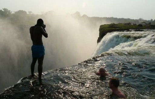 Swimming at the Devils Pool