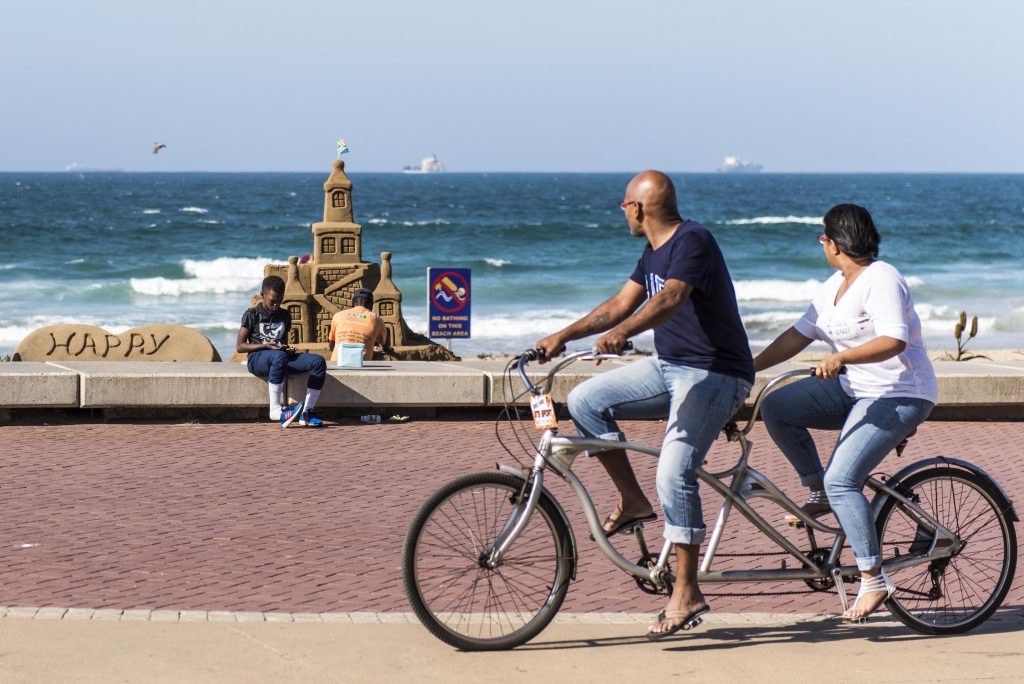 Biking at the Golden Mile