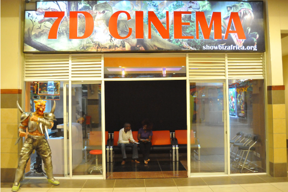 Enjoy movie in 7D theatre