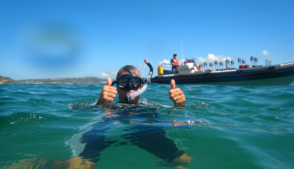Snorkelling in the Robberg Peninsula