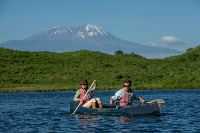 Canoeing at Momella Lakes