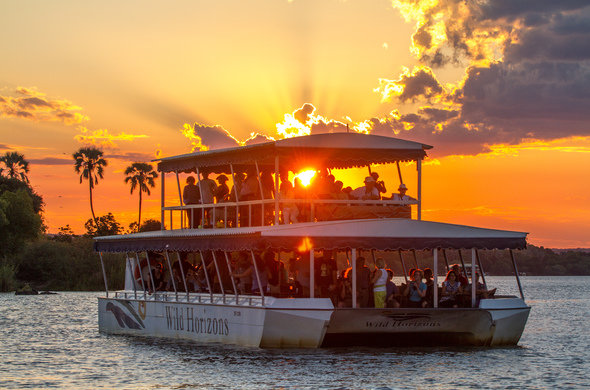 Cruising over the Zambezi River