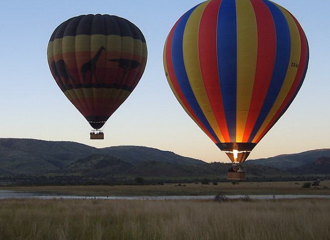 The hot air balloon tour 